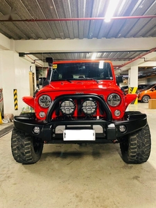 Red Jeep Wrangler 2017 for sale in Manual