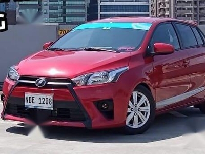 Red Toyota Yaris 2017 for sale in Quezon