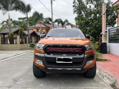 Sell Orange 2017 Ford Ranger in Quezon City