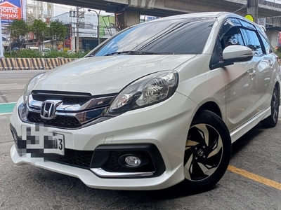White Honda Mobilio 2015 for sale in Quezon