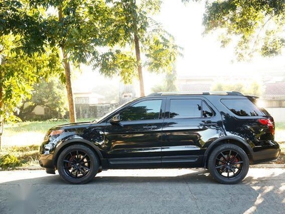 Black Ford Explorer 2014 for sale in Angeles