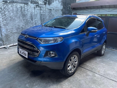 Blue 2016 Ford Ecosport for sale in Quezon City