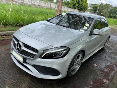 Brightsilver Mercedes-Benz A-Class 2017 for sale in Quezon