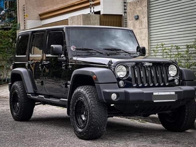 Grey Jeep Wrangler 2017 for sale in Quezon
