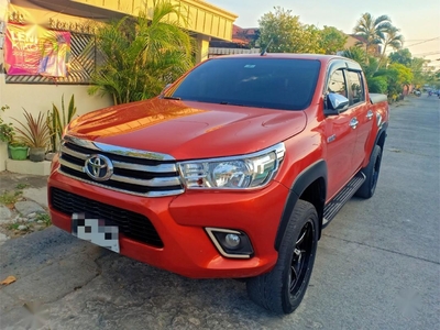 Orange Toyota Hilux 2017 for sale in Angeles
