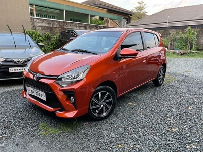 Orange Toyota Wigo 2021 for sale in Quezon