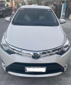 Pearl White Toyota Vios 2017 for sale in Navotas
