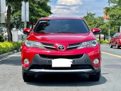 Red Toyota RAV4 2014 for sale in Quezon