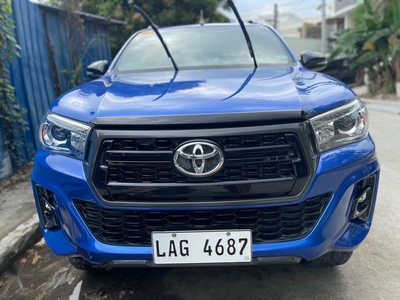 Sell Blue 2019 Toyota Hilux in Quezon City