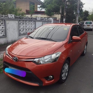 Selling Orange Toyota Vios 2017 in Manila