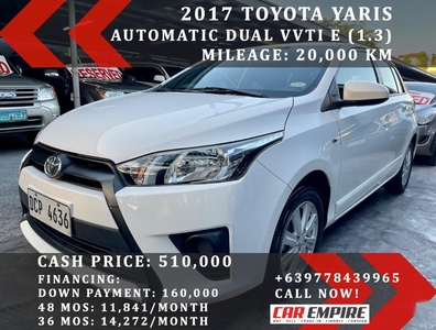 Selling White Toyota Yaris 2017 in Las Piñas
