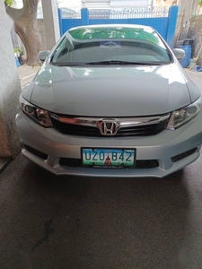 Silver Honda Civic 2013 for sale in Angeles