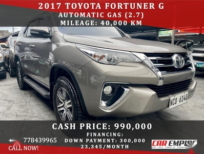 Silver Toyota Fortuner 2017 for sale in Las Piñas