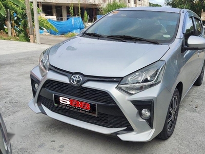 Silver Toyota Wigo 2021 for sale in Marikina