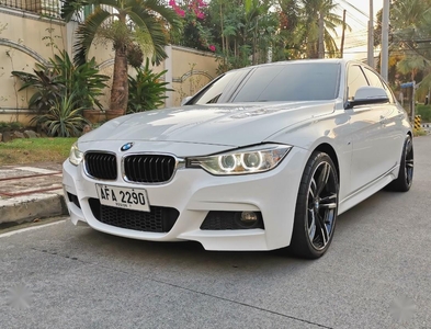 White BMW 320D 2014 for sale in Quezon City