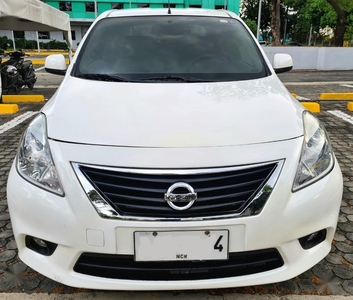 White Nissan Almera 2013 for sale in Quezon