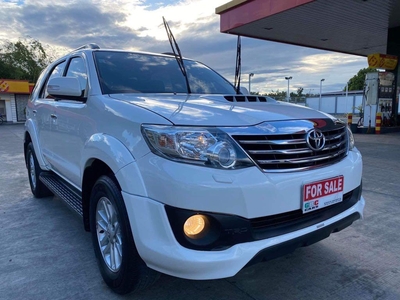 White Toyota Fortuner 2014 for sale in Quezon