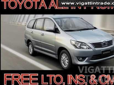2013 - 2014 Brand New Toyota Innova V GAS AT 111k DP All in Promo