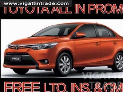 2013 - 2014 Brand New Toyota Vios E AT 84k DP All in Promo