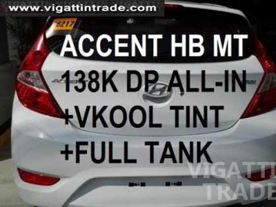 Accent Hatch Mt 138k Dp All-in Full Tank & Vkool Tint