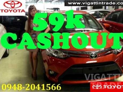 Brandnew Toyota Vios J 2014 Mt 59k Cash Out