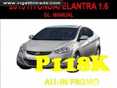 Hyundai Elantra 1.6l Gl 6mt (p118k Dp)