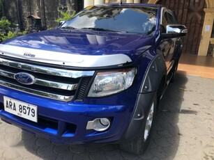Ford Ranger 2015 Matic Blue Pickup For Sale