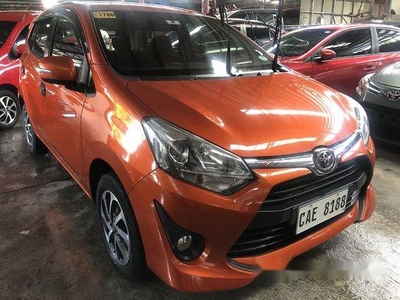 Orange Toyota Wigo 2017 at 8800 km for sale