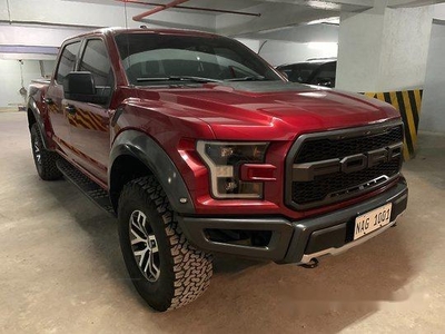 Selling Red Ford F-150 2018 Automatic Gasoline at 7000 km