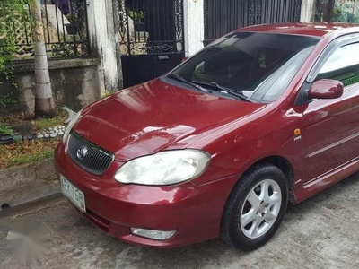 TOYOTA Corolla ALTIS 1.6G 2003 Red For Sale