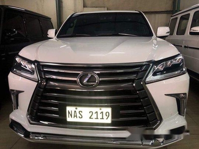 White Lexus Lx 2017 at 5000 km for sale