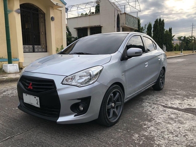 Silver Mitsubishi Mirage 2015 for sale in Manual