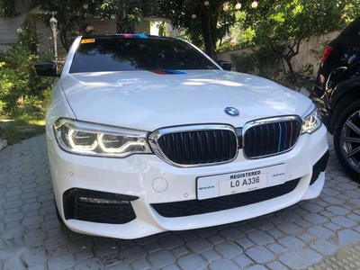 Pearl White BMW 520D 2018 for sale in Manila