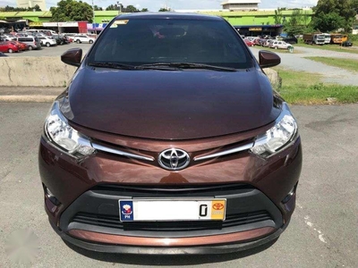 2015 Toyota Vios 1.3 E AT Brown for sale