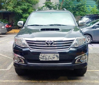 Black Toyota Fortuner 2014 for sale in Manila