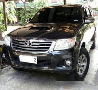 Black Toyota Hilux 2014 Manual for sale