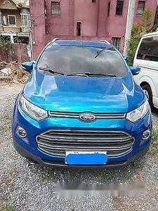 Blue Ford Ecosport 2014 at 22000 km for sale