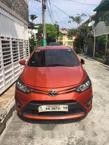 Orange Toyota Vios 2016 at 42000 km for sale