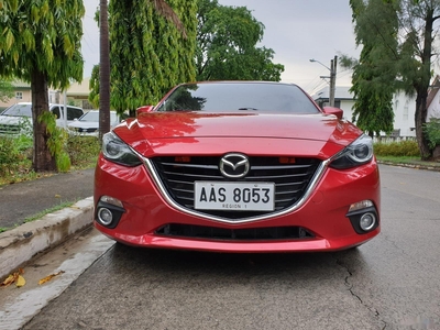 Red Mazda 3 2014 Automatic Gasoline for sale in Manila