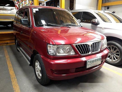 Red Mitsubishi Adventure 2002 Manual Diesel for sale