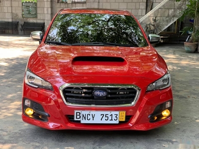Red Subaru Levorg 2017 at 18000 km for sale