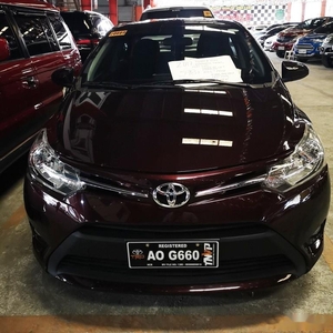 Red Toyota Vios 2017 Sedan for sale in Manila