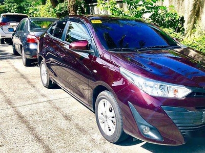 Red Toyota Vios 2018 Automatic Gasoline for sale