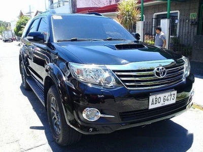 Sell Black 2015 Toyota Fortuner at 81000 km in Manila