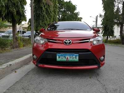 Sell Red 2014 Toyota Vios Sedan at 80000 km