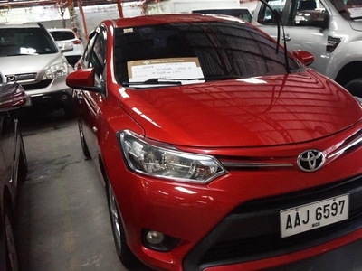 Selling Red Toyota Vios 2014 Sedan in Manila