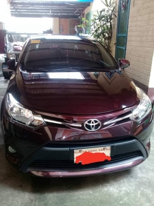 Selling Red Toyota Vios 2016 Sedan Manual Gasoline at 6000 km in Manila