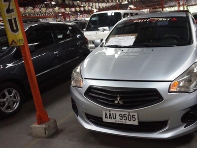 Selling Silver Mitsubishi Mirage 2014 Hatchback in Manila