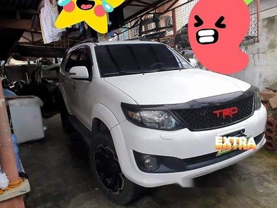 Selling White Toyota Fortuner 2012 Automatic Gasoline