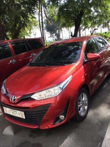 Toyota Vios 2018 Automatic For Sale Red Mica Metallic and Thermalyte